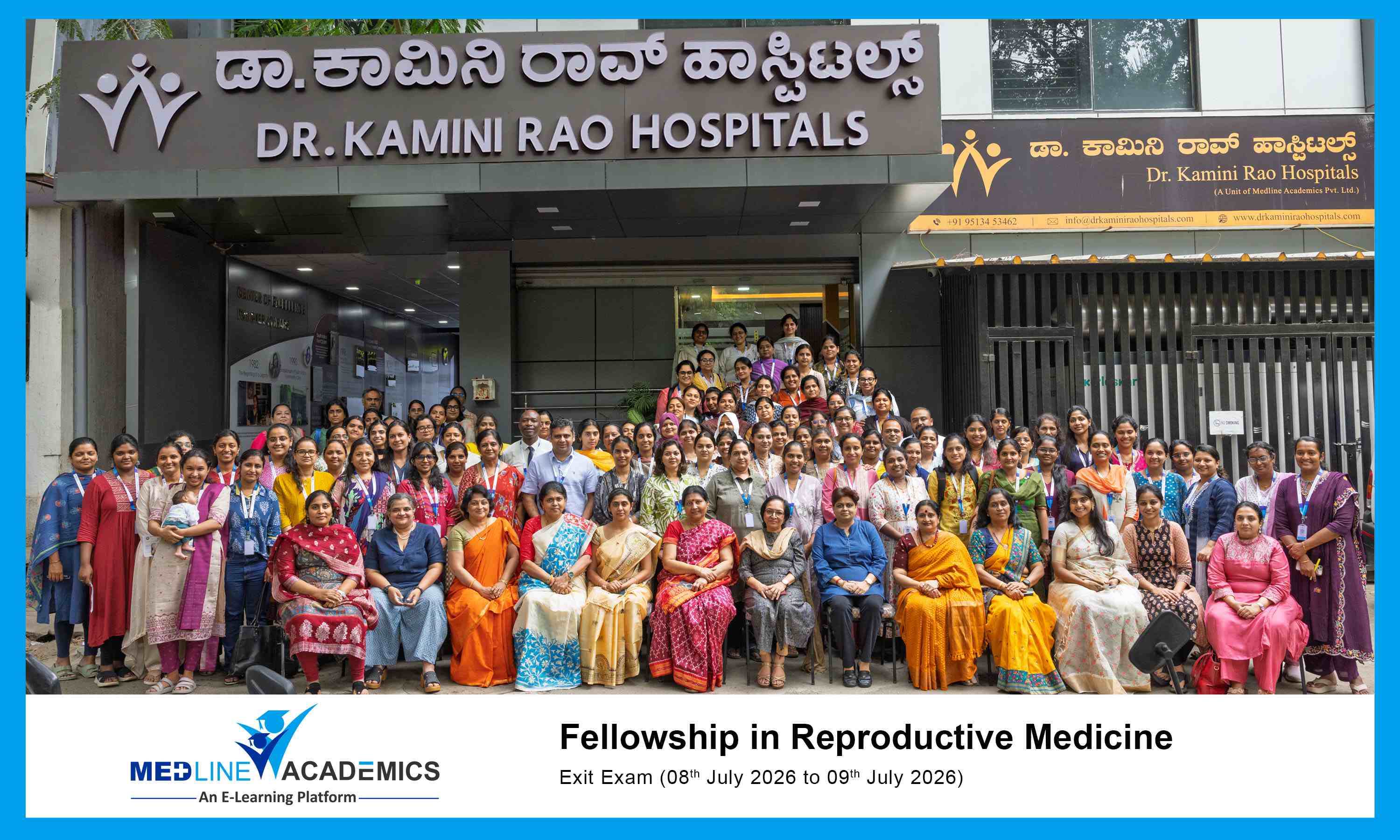 fellowship in reproductive medicine in Bangalore, India